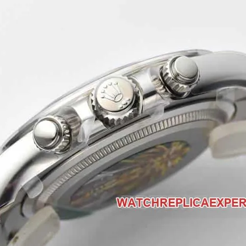 CleanRolexDaytonatop-tier 1:1high-quality cement gray 4131steel bracelet model 126509front live photo