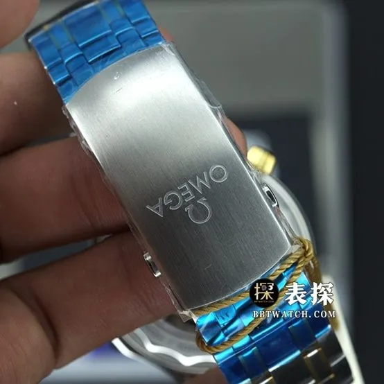 VS FactoryOmegaSeamaster300Msuper watch men's rose gold blue steel bracelet model pictures and prices clasplive photos