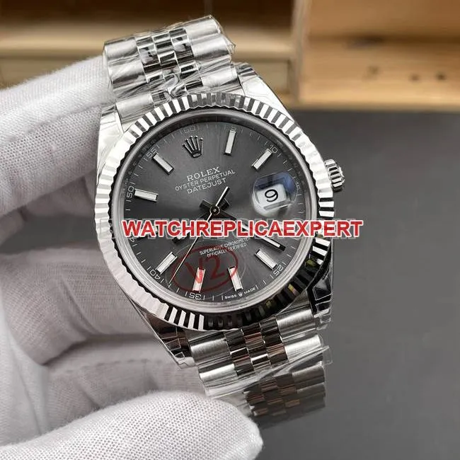 top-tier watch VS Factory log Rolex gray plate 3235 mechanical 41mm caseback live photo