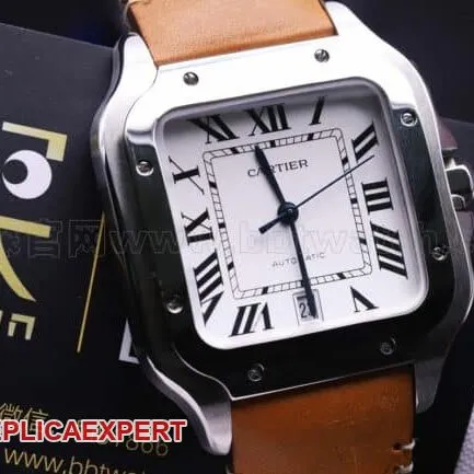 Cartier Santos watchgf factory review front view