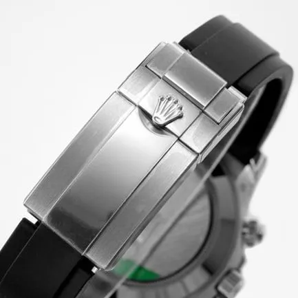 top-tier replicaRolex men's black dialrubber strap universe Daytona automatic movement watch front view