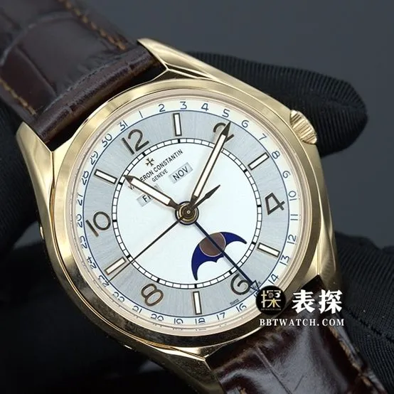 ZF Factory Vacheron Constantin Woodland Model Top collectible watches Men's Full Calendar Moon Phase strap models Pictures and Prices Front Actual Photos