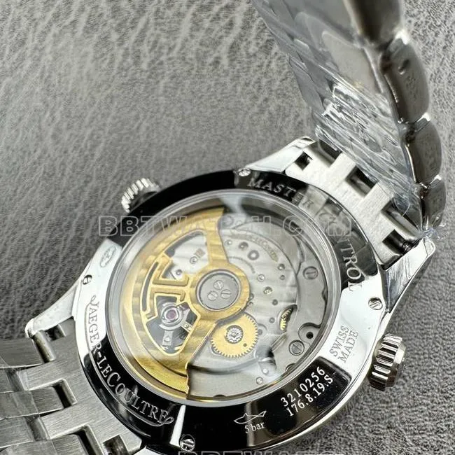 watch Jaeger-LeCoultre9F factory master black dial mechanical 1428421front live photo