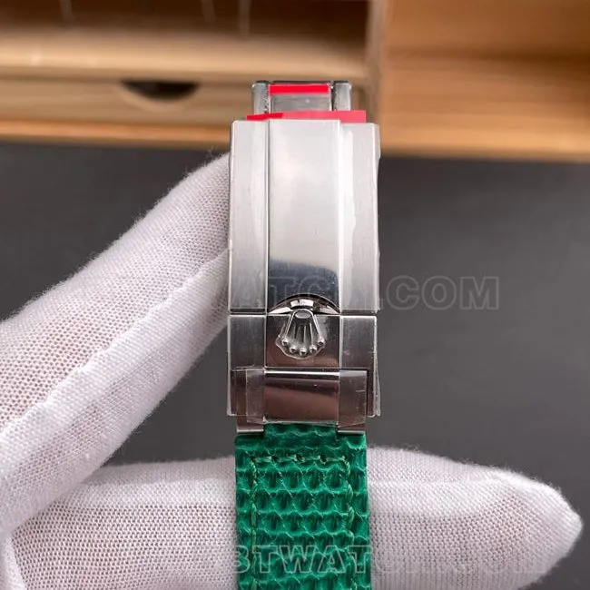 1:1replica watch PPM factory DaytonaRolex green fritillary disc 4130 mechanical clasplive photos