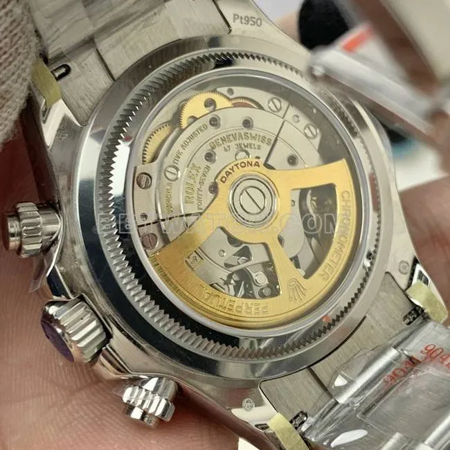 QF factory 1:1replica watch RolexDaytona ice blue dial4131 mechanical wear live photos