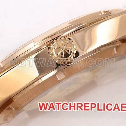 top-tier watch PPF Factory across the world Vacheron Constantingreen dialrose gold4500Vfront live photo