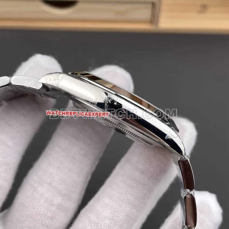 VS FactoryRolexDatejust1:1top-tier replicablue dial41mm126300side live photo