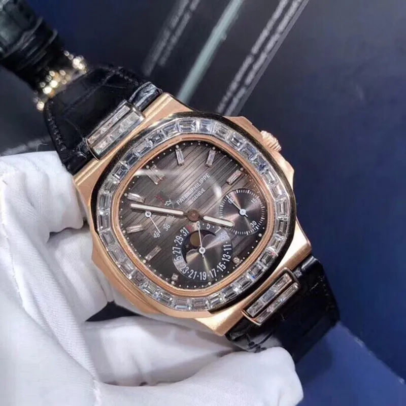 Patek Philippe Sports Series OEM rear real diamond 40mmclasp picture