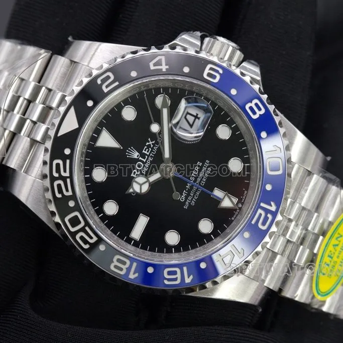 Factory C RolexGMT-Master Inter Milan 1:1top-tier replicaclasp details