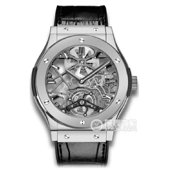 JB Classic Fusion Hublot collectible watches skeleton disk tourbillon rubber model 505.TX.0170.LR