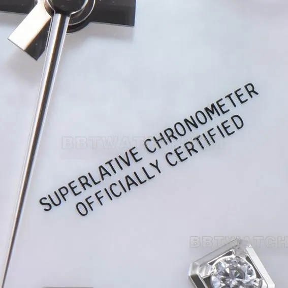 Factory C Rolex log top-tier 1:1super clone36mm mother-of-pearl diamond disc m126234-0019front live photo