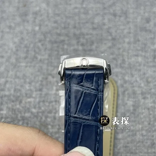 VS FactoryOmega De Ville top-tier watch men's blue dialleather strap model pictures and prices front live photo