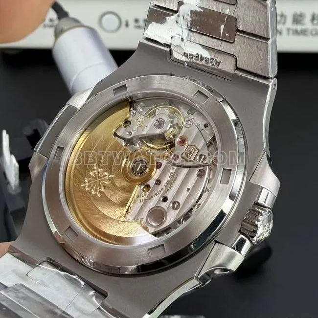 Patek Philippe collectible watch DDF factory Nautilus40mmblue dial324 mechanical 5711front live photo