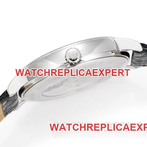 Longines collectible watch XC factory elegant 40mmsilver dialL888mechanical movementleather strap model side live photo