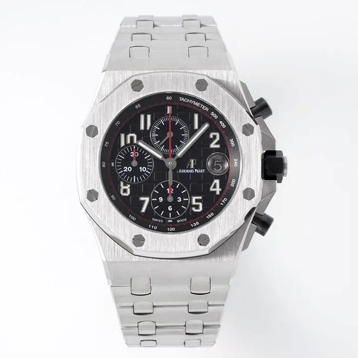 Audemars Piguet ceiling watch, APF offshore watch, front view