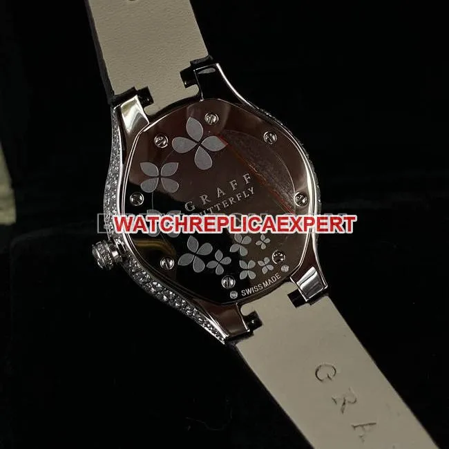 collectible watch Graf VCA factory sapphire crystaldiamond33mmquartz movementfront live photo