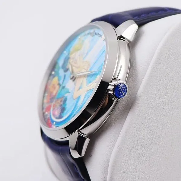 Ulysse Nardin top-tier gilt classic series watch 3203-136LE-2/MANARA.07 side view