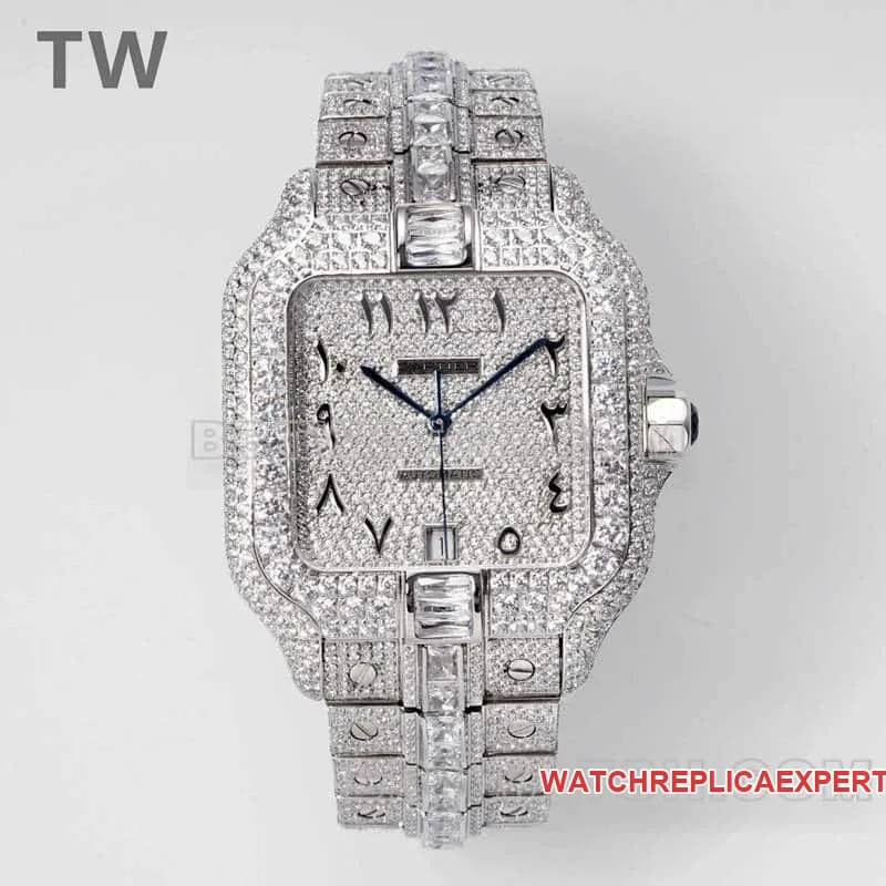 TW factory Cartier Santos top-tier Gypsophila steel bracelet model braceletlive photos