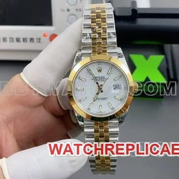 1:1replica watch log VS FactoryRolexwhite dial3235 mechanical 36mmfront live photo
