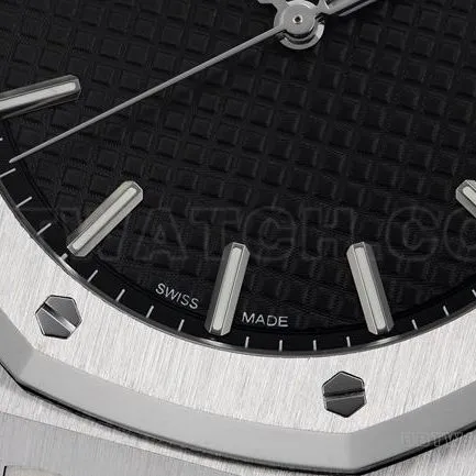 collectible watches ZF FactoryRoyal OakAudemars Piguetblack dial15500front live photo
