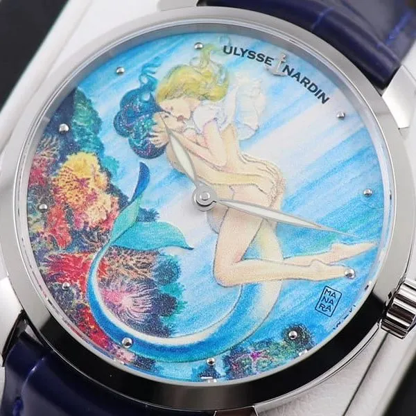 Ulysse Nardin top-tier gilt classic series watch 3203-136LE-2/MANARA.07clasp picture