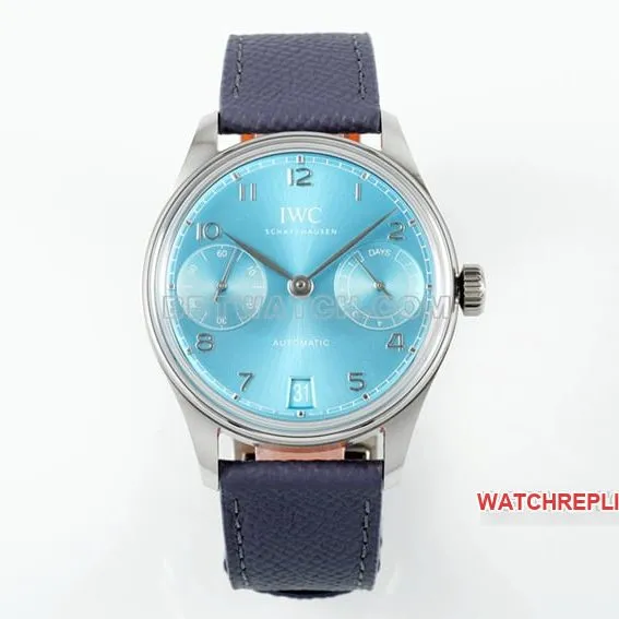 APSIWC watch Portugal 1:1top-tier replica2024 new blue dialIW501708front live photo