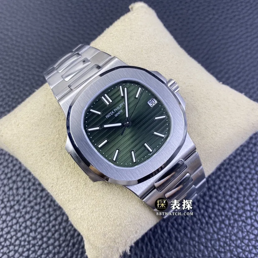 MP factory Patek Philippe sports elegant 5711top-tier watch men's green dialsteel bracelet model pictures and prices clasplive photos