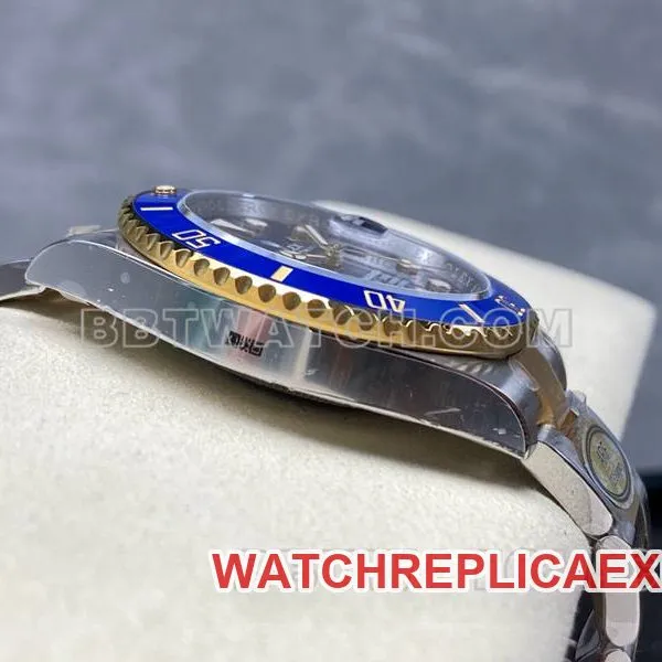 Rolex watch ARF FactorySubmariner41mm gold blue Submariner3235movementfront live photo