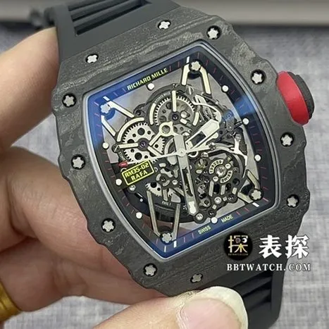 T+ Factory Richard Mille Men's RM 35-02 Super A watches men's skeleton disk rubber models pictures and price front real picture
