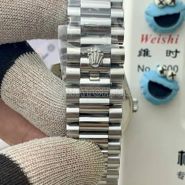 top-tier watch Day-DatePPM factory Rolex machinery green dialbraceletlive photos