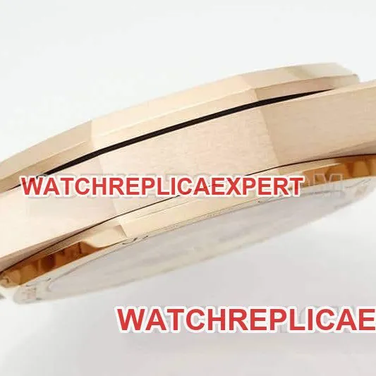 APS factory Audemars PiguetRoyal Oak1:1top-tier replicawhite dialchronographrose gold26240front live photo