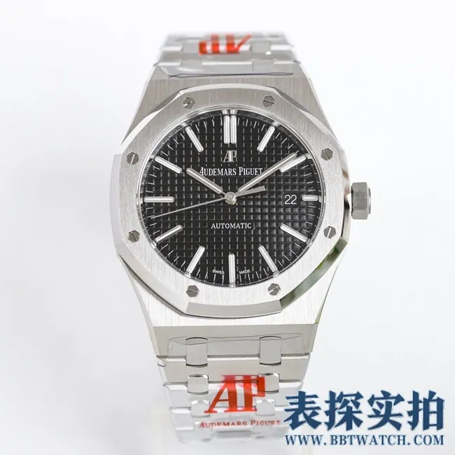 OR factory Audemars Piguet top black plate Royal Oak Ap15400st watch_how much_pictures_workmanship how positive