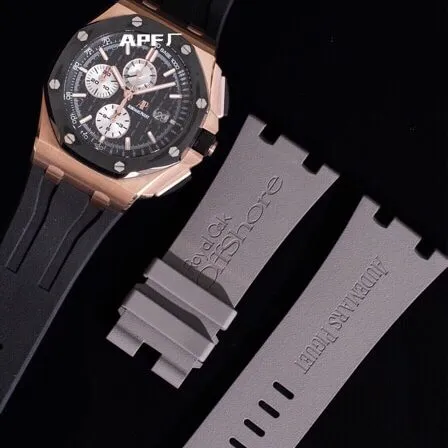 Big factory high-quality replicaAPFblack dialAudemars PiguetRoyal Oak offshore 26400 watch front view