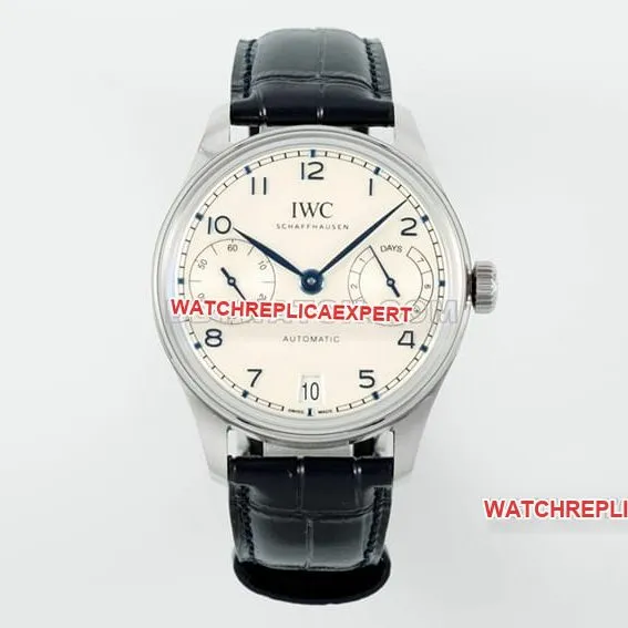 APSIWC watch Portugal super clone2024 new silver white dialIW501702front live photo