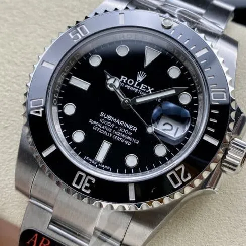 Top AR Latest V5 Rolex Submariner Edition Aqua Ghost 40mm Strongly Come Men's Watch Front View