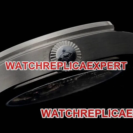 IWC's collectible watch RMS factory pilot white dial black shell tourbillon mechanical leather strap model front live photo