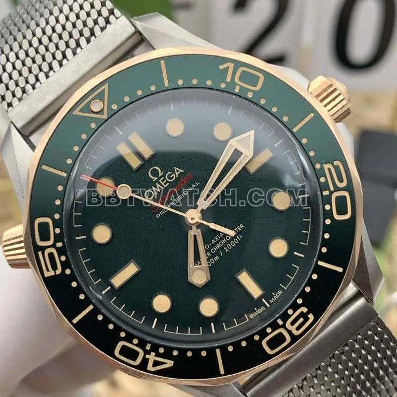 VSOmegaSeamastertop-tier 1:1super clonegreen dial300m titanium210.90.42clasplive photos