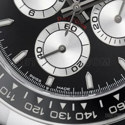 ZF Factory Rolex Daytona Black Dial 4131 Mechanical Front Real Photo Top Watch