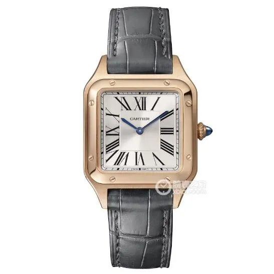 F1 factory Cartier Santos super A silver plate rose gold small WGSA0022 front real picture