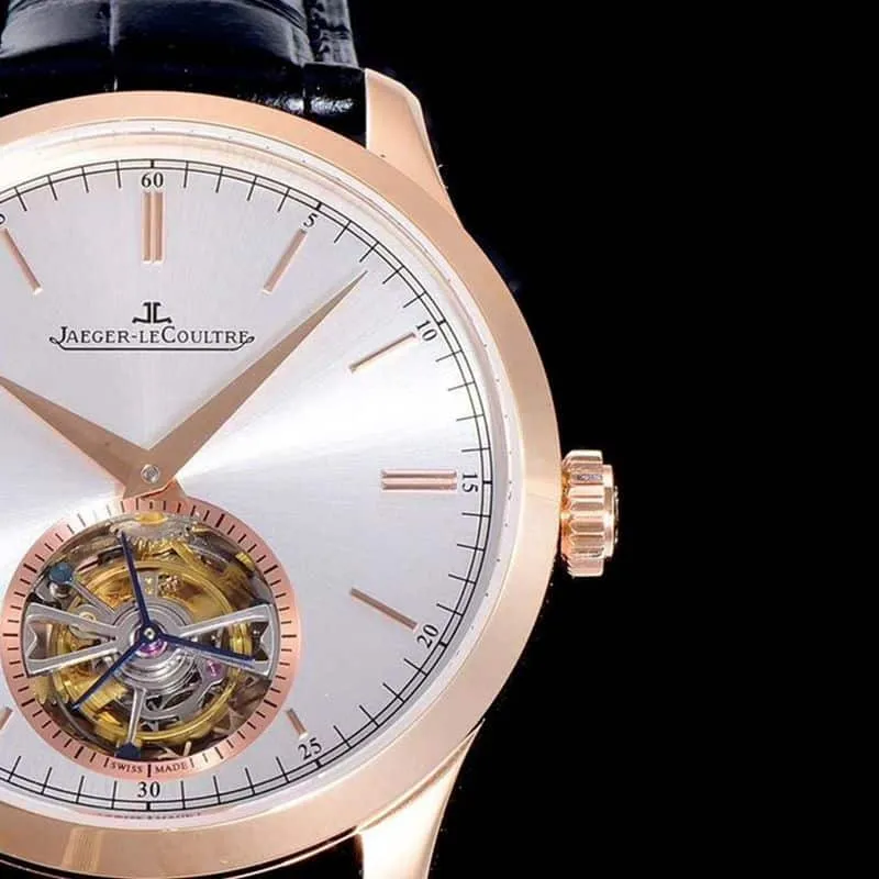 Jaeger-LeCoultre watch master 1662451 series Cal798 automatic genuine tourbillon men's watch front view