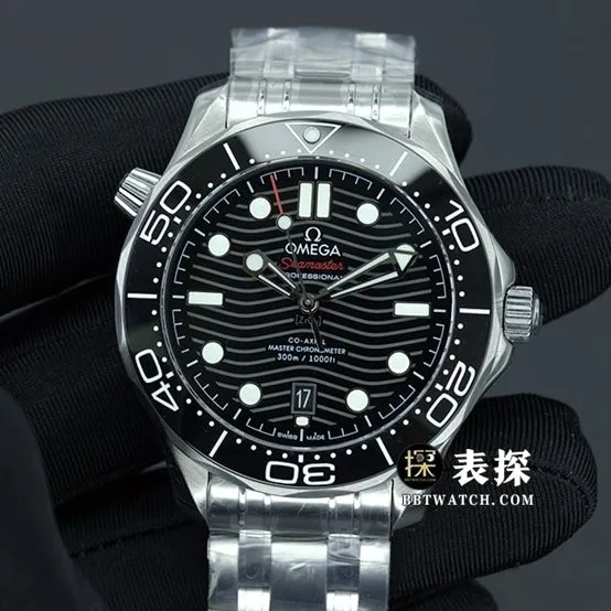 VS FactoryOmegaSeamaster 300m watch men's black dialsteel bracelet picture and price front live photo