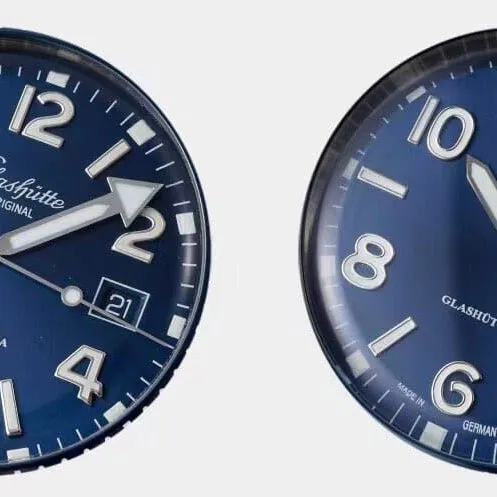 RXW factory Glashütte top watch, the 1-39-11-09-81-70, real vs. fake comparison review, actual photos of the exterior.