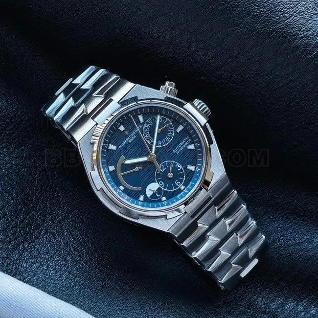watch KR factory Vacheron Constantin across the world blue dial47450front live photo