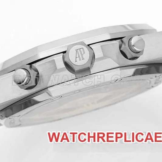 APS factory Audemars PiguetRoyal Oaktop-tier 1:1high-quality purple plate chronograph26240front live photo