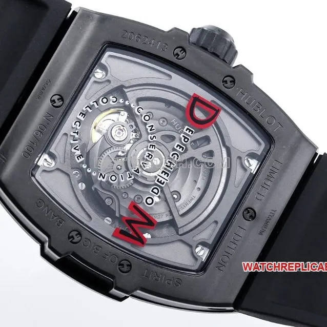 TW factory Hublot1:1super cloneblack dial skull 646.CI.0110.RX.DPM24side live photo
