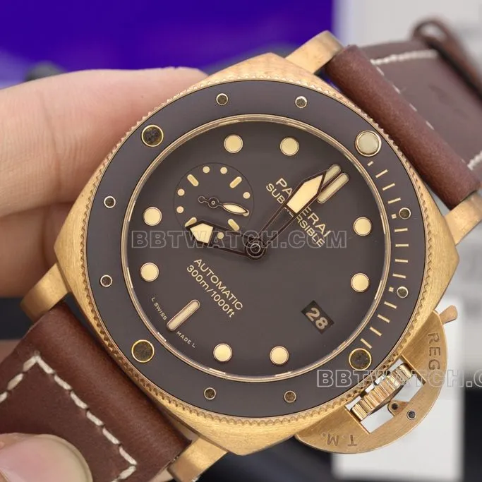 VS FactoryPAM00968Panerai1:1replica watch bronze47mm large dialmovement picture