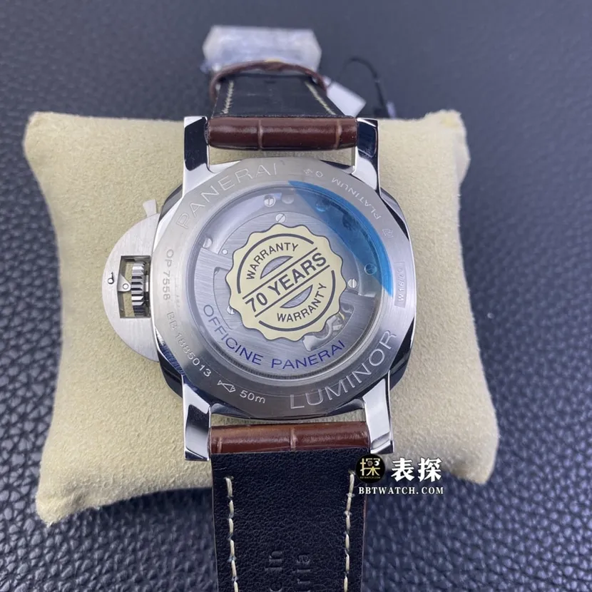 SBF factory Panerai Lumino PAM011161:1super watch men's olive green dialleather strap picture and price front live photo