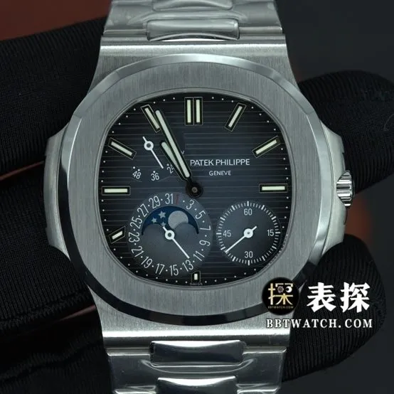 PPF FactoryPatek Philippe sports elegant 5712GRtop-tier watch men's steel king steel bracelet model pictures and prices front live photo
