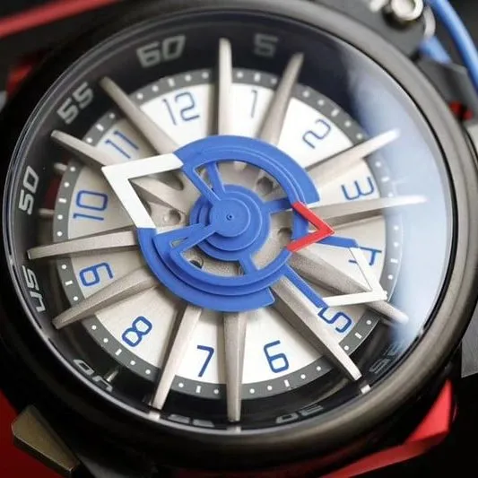 MAZZUCATO double-sided reverse tachometer dial men's trendy watch front view