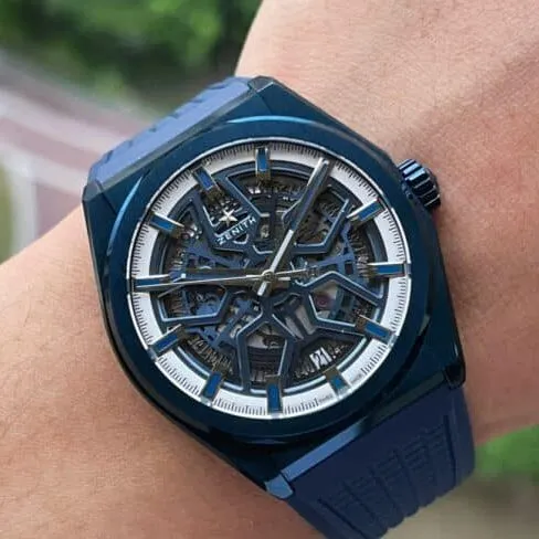 top-tier replicaLF Zenith DEFY series new and upgraded version of the hollow men's watch front view